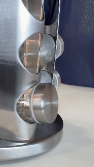 Organizador de 12 piezas de especias 360°