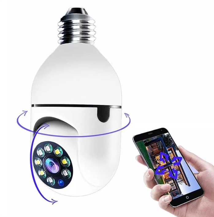 Camara bombillo 360 con audio